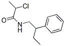 2-CHLORO-N-(2-PHENYLBUTYL)PROPANAMIDE Struktur