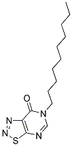 6-DECYL[1,2,3]THIADIAZOLO[5,4-D]PYRIMIDIN-7(6H)-ONE Struktur