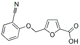 5-[(2-CYANOPHENOXY)METHYL]-2-FUROIC ACID Struktur