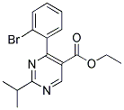 ETHYL-2-ISOPROPYL-4-(2-BROMOPHENYL)-5-PYRIMIDINE CARBOXYLATE Struktur