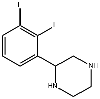 2-(2,3-DIFLUORO-PHENYL)-PIPERAZINE Struktur