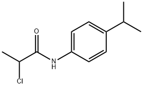 2-CHLORO-N-(4-ISOPROPYLPHENYL)PROPANAMIDE Struktur