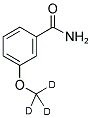 3-METHOXY-D3-BENZAMIDE Struktur
