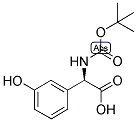 (R)-TERT-BUTOXYCARBONYLAMINO-(3-HYDROXY-PHENYL)-ACETIC ACID Struktur