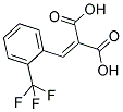 2-[2-(TRIFLUOROMETHYL)BENZYLIDENE]MALONIC ACID Struktur