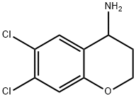 6,7-DICHLORO-CHROMAN-4-YLAMINE Struktur