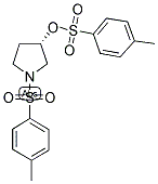 (S)-1-TOSYL-3-TOSYLOXYPYRROLIDINE Struktur