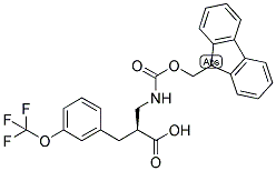 (S)-2-[(9H-FLUOREN-9-YLMETHOXYCARBONYLAMINO)-METHYL]-3-(3-TRIFLUOROMETHOXY-PHENYL)-PROPIONIC ACID Struktur