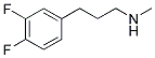 [3-(3,4-DIFLUORO-PHENYL)-PROPYL]-METHYL-AMINE Struktur