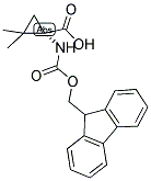 (S)-FMOC-1-AMINO-2,2-DIMETHYLCYCLOPROPANECARBOXYLIC ACID Struktur