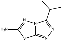 3-ISOPROPYL[1,2,4]TRIAZOLO[3,4-B][1,3,4]THIADIAZOL-6-AMINE Struktur