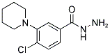 4-CHLORO-3-PIPERIDIN-1-YL-BENZOIC ACID HYDRAZIDE Struktur