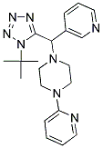 1-((1-TERT-BUTYL-1H-TETRAZOL-5-YL)(PYRIDIN-3-YL)METHYL)-4-(PYRIDIN-2-YL)PIPERAZINE Struktur