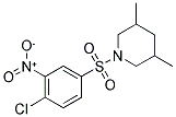 1-[(4-CHLORO-3-NITROPHENYL)SULFONYL]-3,5-DIMETHYLPIPERIDINE Struktur