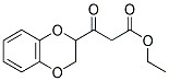 3-(2,3-DIHYDRO-BENZO[1,4]DIOXIN-2-YL)-3-OXO-PROPIONIC ACID ETHYL ESTER Struktur