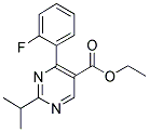 ETHYL-2-ISOPROPYL-4-(2-FLUOROPHENYL)-5-PYRIMIDINE CARBOXYLATE Struktur