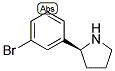 (S)-2-(3-BROMOPHENYL)PYRROLIDINE Struktur