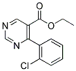 ETHYL-4-(2-CHLOROPHENYL) PYRIMIDINE-5-CARBOXYLATE Struktur