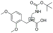 (R)-2-(TERT-BUTOXYCARBONYLAMINO-METHYL)-3-(2,4-DIMETHOXY-PHENYL)-PROPIONIC ACID Struktur