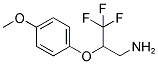 3,3,3-TRIFLUORO-2-(4-METHOXY-PHENOXY)-PROPYLAMINE Struktur