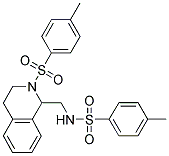 4-METHYL-N-((2-[(4-METHYLPHENYL)SULFONYL]-1,2,3,4-TETRAHYDRO-1-ISOQUINOLINYL)METHYL)BENZENESULFONAMIDE Struktur