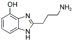 2-AMINOPROPYL-4(7)-HYDROXY-BENZIMIDAZOLE Struktur