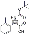 (S)-TERT-BUTOXYCARBONYLAMINO-O-TOLYL-ACETIC ACID Struktur