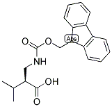 (S)-2-[(9H-FLUOREN-9-YLMETHOXYCARBONYLAMINO)-METHYL]-3-METHYL-BUTYRIC ACID Struktur