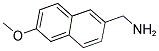 (6-METHOXY-2-NAPHTHYL)METHYLAMINE Struktur