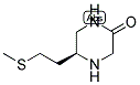 (S)-5-(2-METHYLSULFANYL-ETHYL)-PIPERAZIN-2-ONE Struktur