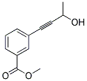 METHYL 3-(3-HYDROXY-1-BUTYNYL)BENZOATE Struktur