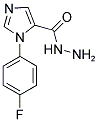 1-(4-FLUOROPHENYL)-1H-IMIDAZOLE-5-CARBOHYDRAZIDE Struktur