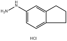 (2,3-DIHYDRO-1H-INDEN-5-YL)HYDRAZINE HYDROCHLORIDE Struktur