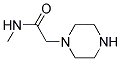 N-METHYL-2-PIPERAZIN-1-YLACETAMIDE Struktur