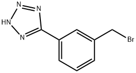 5-(3-BROMOMETHYL-PHENYL)-2H-TETRAZOLE Struktur