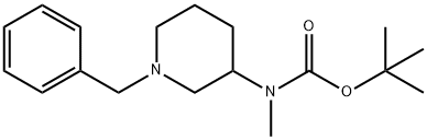 (1-BENZYL-PIPERIDIN-3-YL)-METHYL-CARBAMIC ACID TERT-BUTYL ESTER Struktur