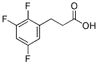 3-(2,3,5-TRIFLUOROPHENYL)PROPIONIC ACID Struktur