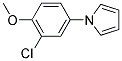 1-(3-CHLORO-4-METHOXY-PHENYL)-1H-PYRROLE Struktur