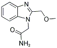 2-[2-(METHOXYMETHYL)-1H-BENZIMIDAZOL-1-YL]ACETAMIDE Struktur