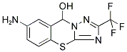 6-AMINO-2-TRIFLUOROMETHYL-4 H-9-THIA-1,3,3A-TRIAZA-CYCLOPENTA[ B ]NAPHTHALEN-4-OL Struktur