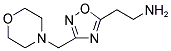 2-[3-(4-MORPHOLINYLMETHYL)-1,2,4-OXADIAZOL-5-YL]ETHYLAMINE Struktur