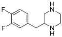 2-(3,4-DIFLUORO-BENZYL)-PIPERAZINE Struktur