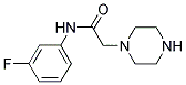 N-(3-FLUOROPHENYL)-2-PIPERAZIN-1-YLACETAMIDE Struktur