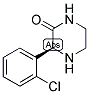 (S)-3-(2-CHLORO-PHENYL)-PIPERAZIN-2-ONE Struktur