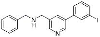 N-BENZYL-1-[5-(3-IODOPHENYL)PYRIDIN-3-YL]METHANAMINE Struktur