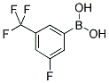 3-(TRIFLUOROMETHYL)-5-FLUORO-PHENYLBORONIC ACID Struktur