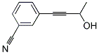 3-(3-HYDROXY-1-BUTYNYL)BENZONITRILE Struktur