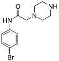 N-(4-BROMOPHENYL)-2-PIPERAZIN-1-YLACETAMIDE Struktur