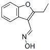 2-ETHYL-1-BENZOFURAN-3-CARBALDEHYDE OXIME Struktur