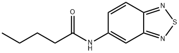 N-2,1,3-BENZOTHIADIAZOL-5-YLPENTANAMIDE Struktur